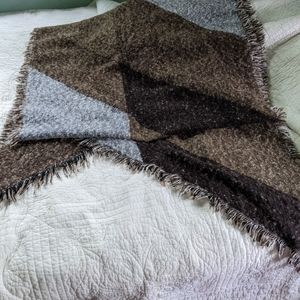 Brown and gray shrug/ wrap